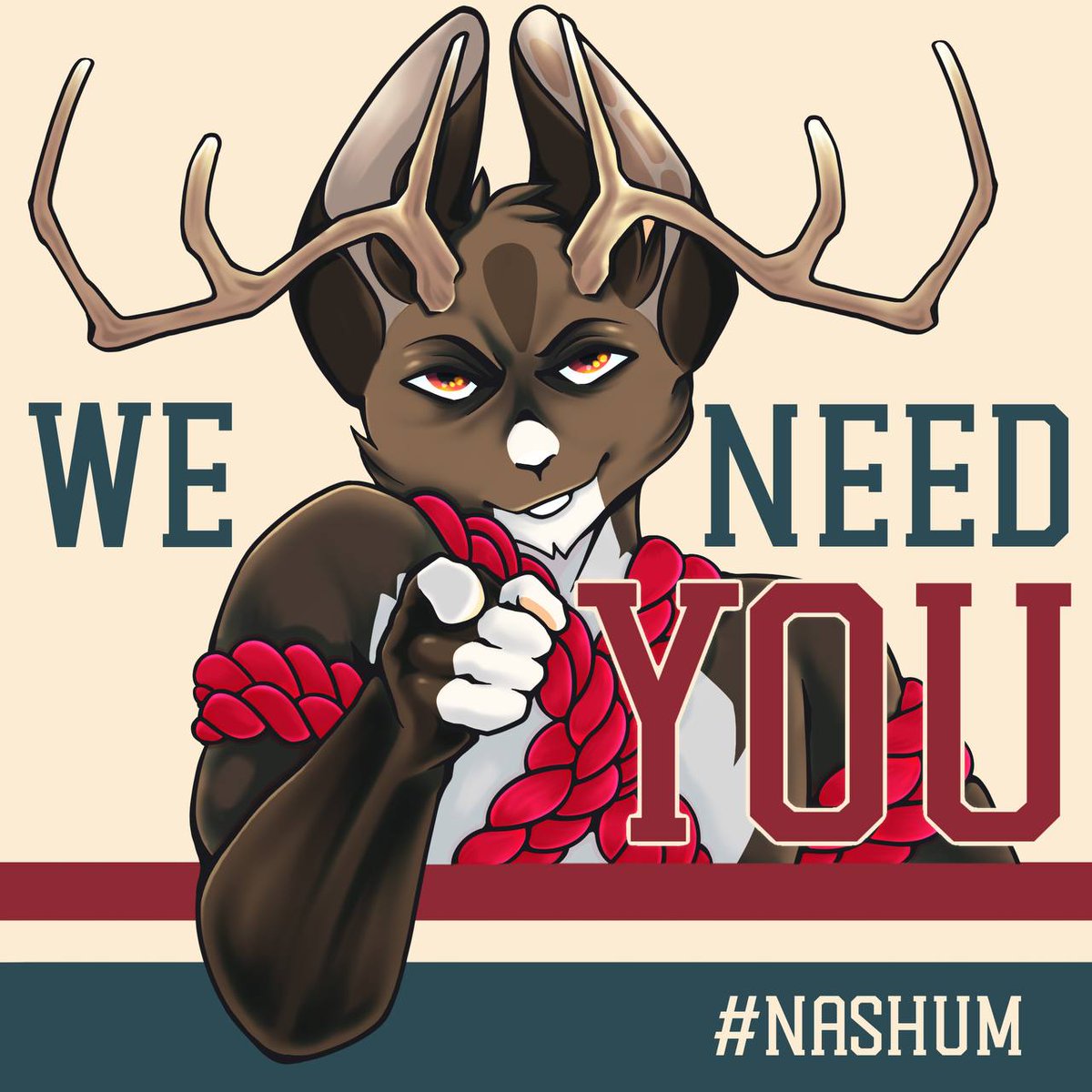 Nashumfurcon's tweet photo. Volunteers are still needed! Got time to spare and want to help out? Find volunteering info and incentives in our Carrd.
#nashum #furryconvention https://t.co/jcLDfGVEo2