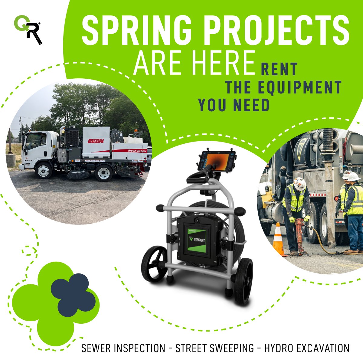 RentsInc's tweet photo. Spring work is ramping up.

From sewer inspection to hydro excavation and street sweeping, Quality Rents has the equipment you need, without the long-term commitment.

👉 See what’s available now for your upcoming projects: https://t.co/6BVr84Y4YP

#QualityRents #EquipmentRental https://t.co/9s8GMJhKDt