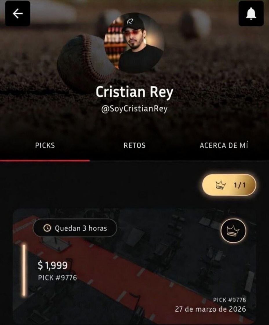 ReventaWayne07's tweet photo. 🚨VAMOS A REGALAR LA APUESTA DE CRISTIAN REY GRATIS 🔥👑

Apuesta de la app valor $2,000 la vamos a mandar x el canal 💸
Viene en racha (+1900) cobrado ✅

🎯 +30 ❤️ y +10 🔁 y la suelto

https://t.co/SjUTx0AEA8

Hoy es la más importante del día 👀🚀 https://t.co/mYXpM2AY6R