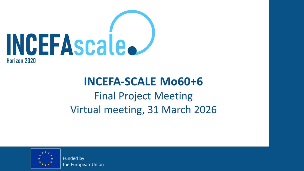 IncefaScale's tweet image. Final Project Meeting today for #IncefaScale 👥
66 months of collaboration and our final milestone is reached. A huge thank you to our partners for their dedication and hard work!

#H2020 #HorizonEU #Euratom #researchEU #nuclear #nuclearpower #materials #environmentalfatigue