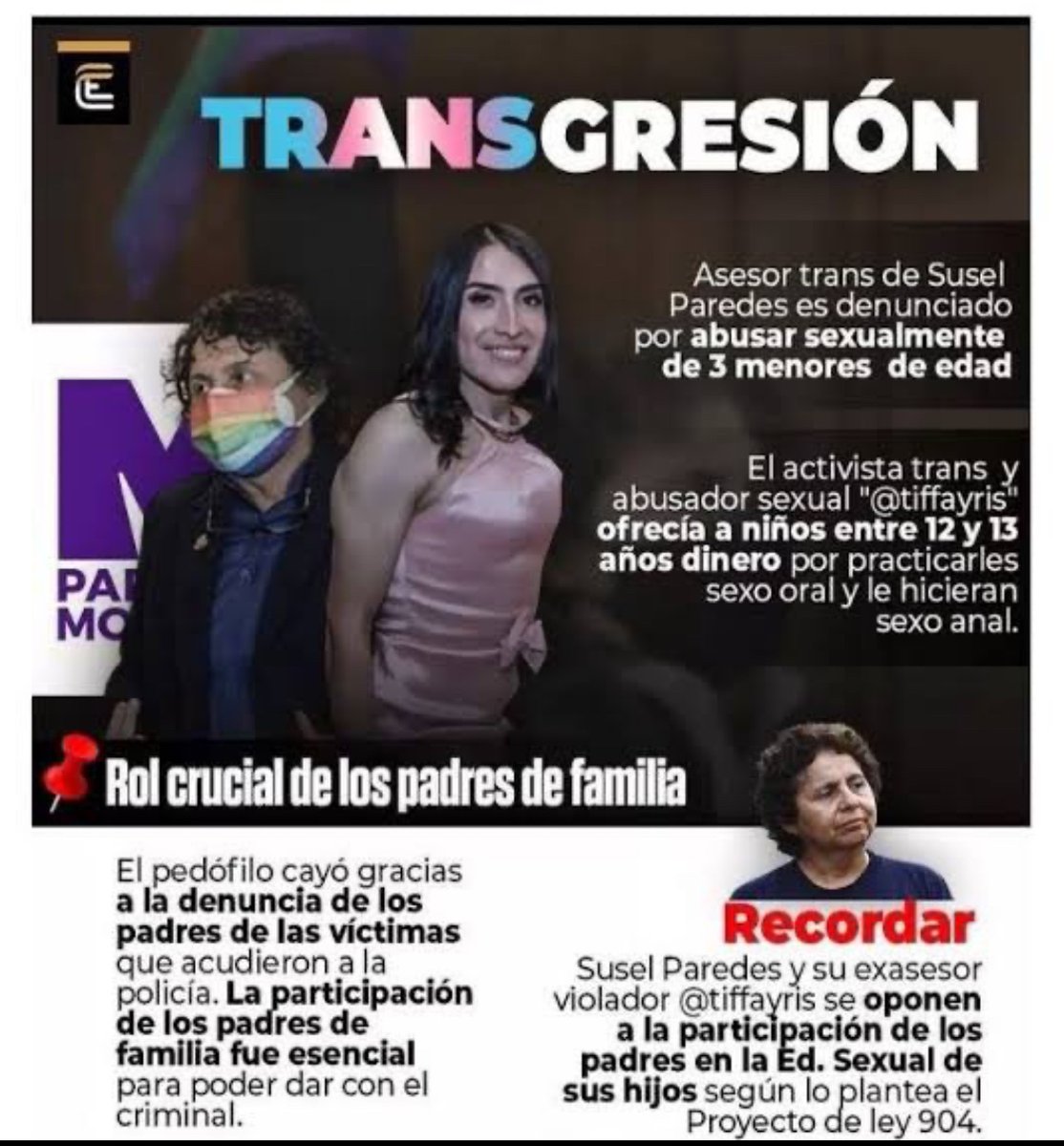 CorruptosSon's tweet photo. @Ilad_media Por qué será que la Ped0f1l14 rodea a Susel ?

Para Susel y su gente es NORMAL rodearse de pervertidos https://t.co/89OIszEMJM