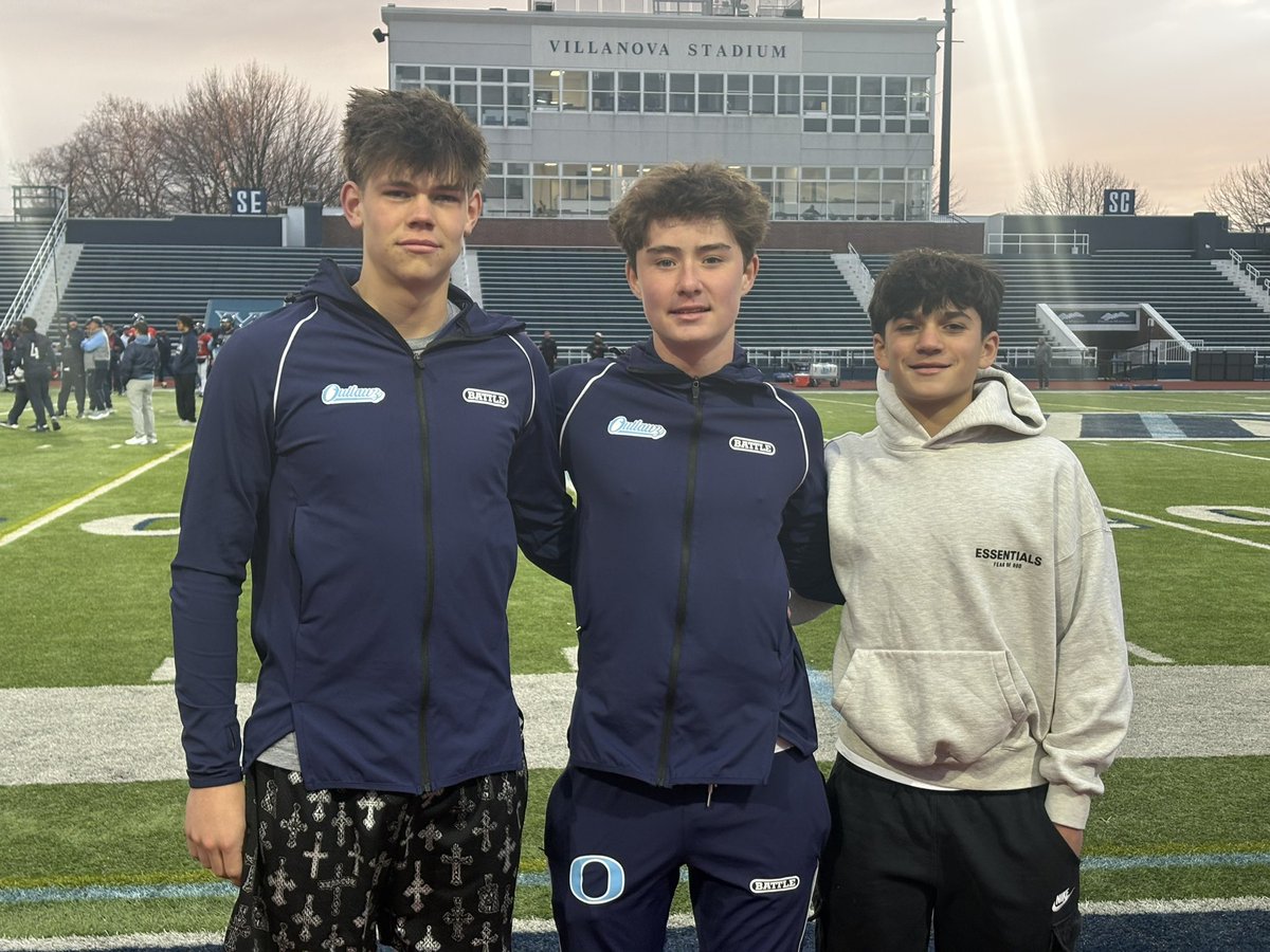 ccullinan13's tweet photo. Had a great time visiting @NovaFootball with @BMacinnes38271 @Levi_Hirsh @NewOutlawz Very grateful for the opportunity 
@CoachChrisBoden @coachferranteVU https://t.co/5GR9j1ZSbk