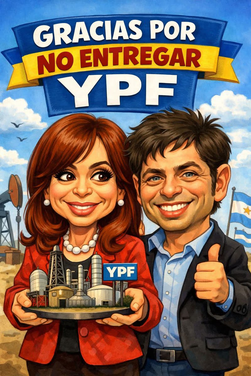 eanibals50's tweet photo. Para el imbécil del presidente Milei que no tiene argumentos para denostar el gran logro con YPF que hoy deja ganancias y no sabemos donde van con este Gobierno 🇦🇷🧉✌🏾🦾 https://t.co/2NmUlSUx6z