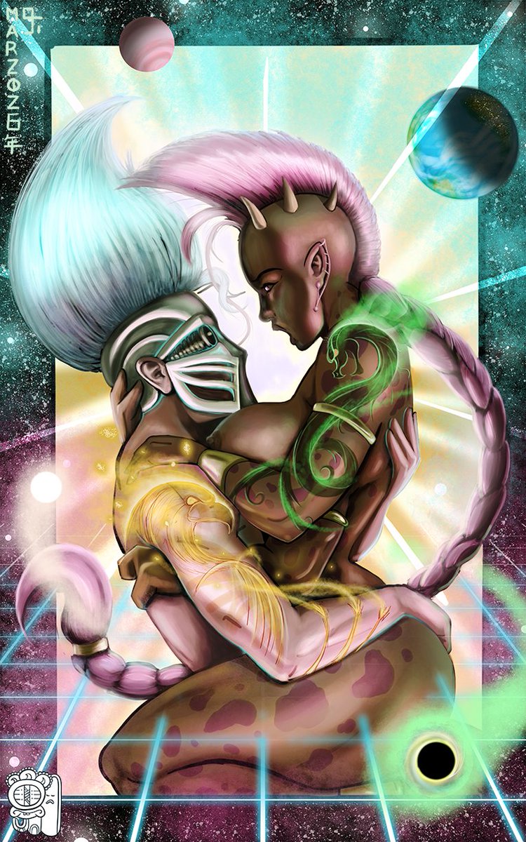 dAdrianArts's tweet photo. Celestial Loving (Commission) 

 #art #drawing #commission https://t.co/0erOuadByU