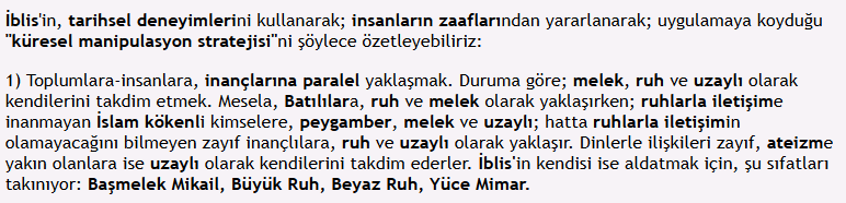 BurkayTunga's tweet photo. Yaklaşan Saat Sitesi 2008 yılında aşağıda parçasını alıntıladığım yazıya şu başlığı atmıştı: UFO Olayları Gerçek: Ancak Uzaylı Yok "Cin-Şeytanlar" Var!
Şimdi, uzaylılarla ilgili tonlarca gizli belgeye sahip olan ABD Başkan Yardımcısı: "Uzaylılar aslında şeytanlar (demons)" diyor. https://t.co/eawrlj6Gqk
