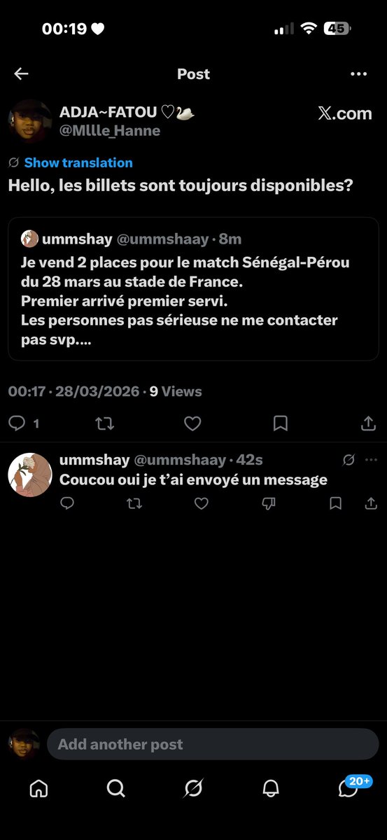 ADJA~FATOU ♡🦢 tweet media