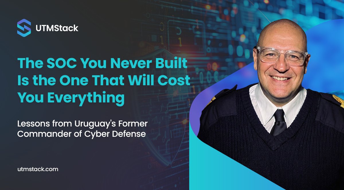 StackUtm's tweet photo. The SOC You Never Built Is the One That Will Cost You Everything. Lessons from Uruguay's Former Commander of Cyber Defense

#CyberSecurity #SOC #UTMStack https://t.co/b497qoxMyT
