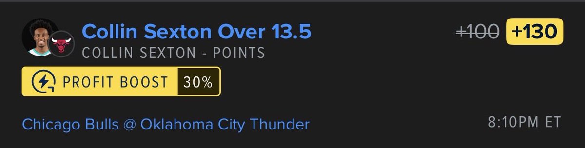 TheMezMethod's tweet photo. 🏀 NBA Free Play 🔒

🔴 Collin Sexton OVER 13.5 points (+130 boosted)

@Playbook (🔗 to tail in comments) https://t.co/7TvA5NPC9Z
