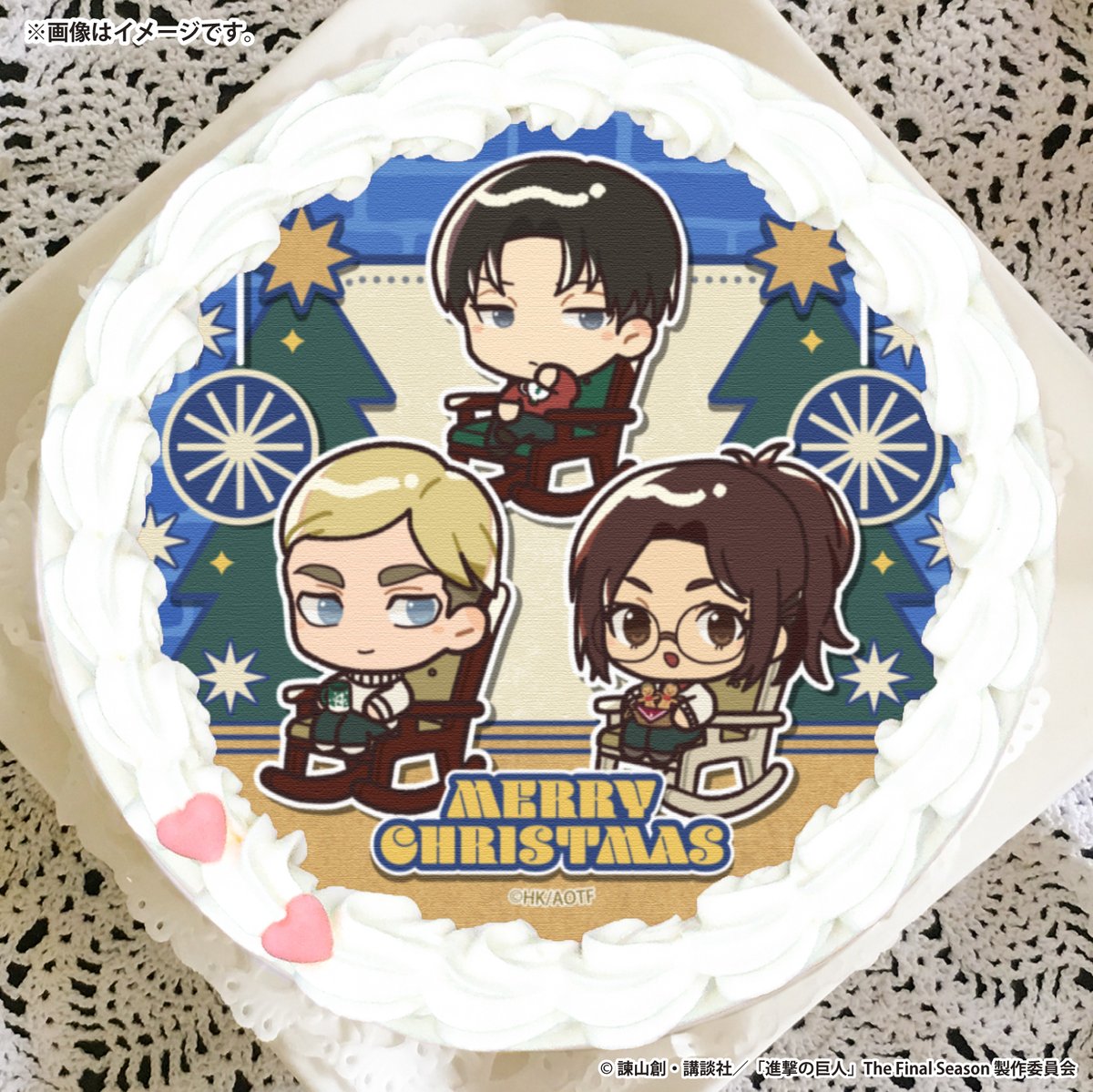 happypriroll's tweet photo. ✨SPECIALセール開催中✨
ケーキ＆マカロン全商品10％OFF！！

10％OFF期間は【残り2日】
TVアニメ『#進撃の巨人』の商品も対象です✨

詳細は⇨https://t.co/eIbtW93wL3

#shingeki https://t.co/1gNSVtv06k
