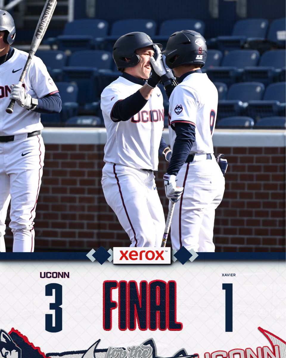 UConnBSB's tweet photo. A win in the BIG EAST opener! #HookC 

Presented by Xerox https://t.co/CKAwda2kI0