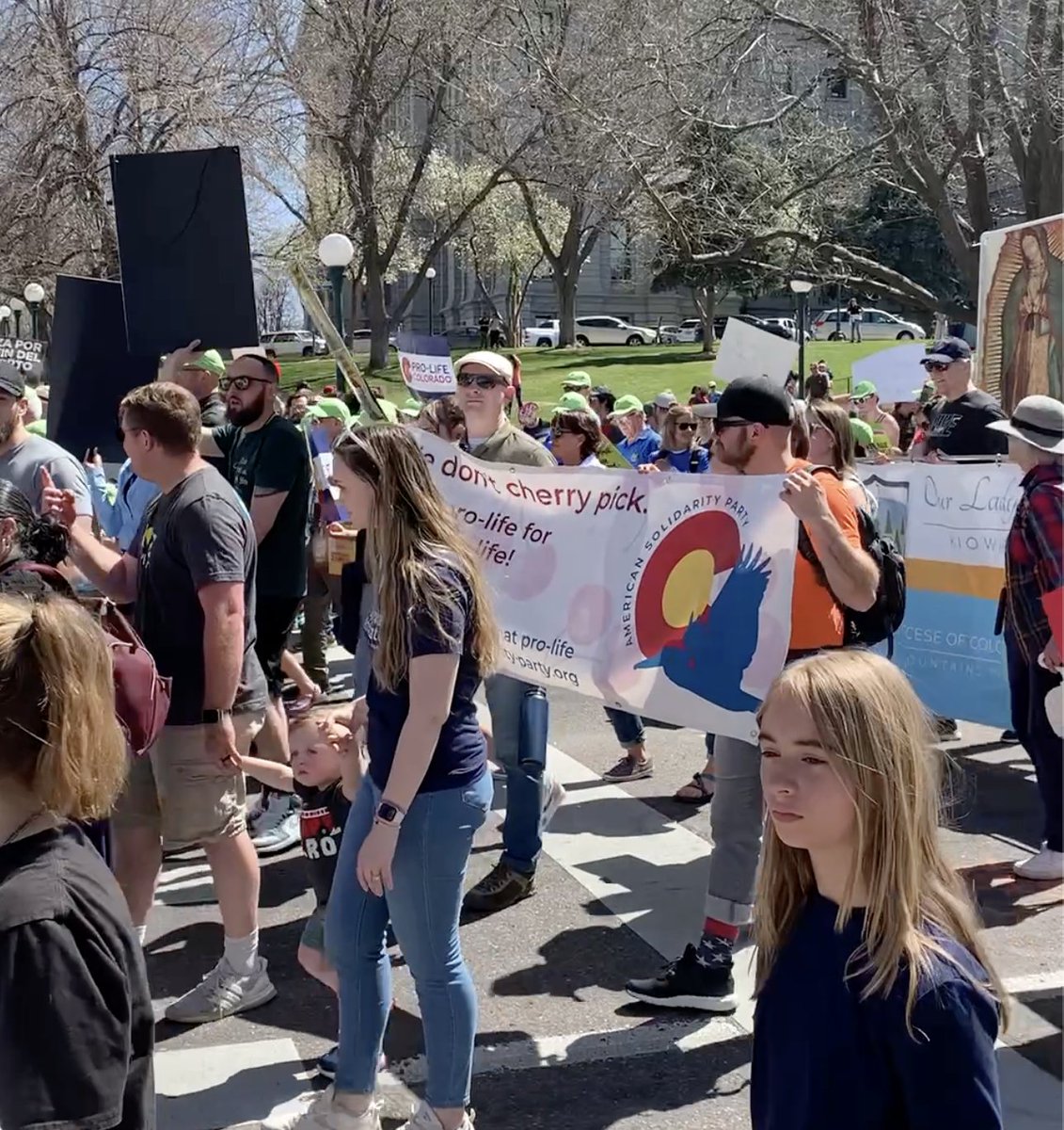 ColoradoASPx's tweet photo. Join us at the State Capitol in Denver for the Colorado March for Life on April 17, 2026 at 11:00 am.  Meet at the American Solidarity Party table on the plaza in front of the capitol. See you there! https://t.co/iQoJQWaXFw