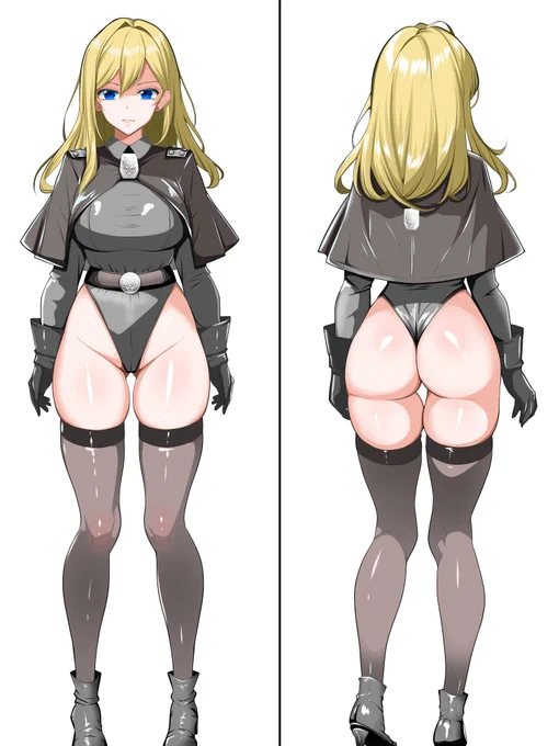 #このタグをみた人はド正面イラストを貼る