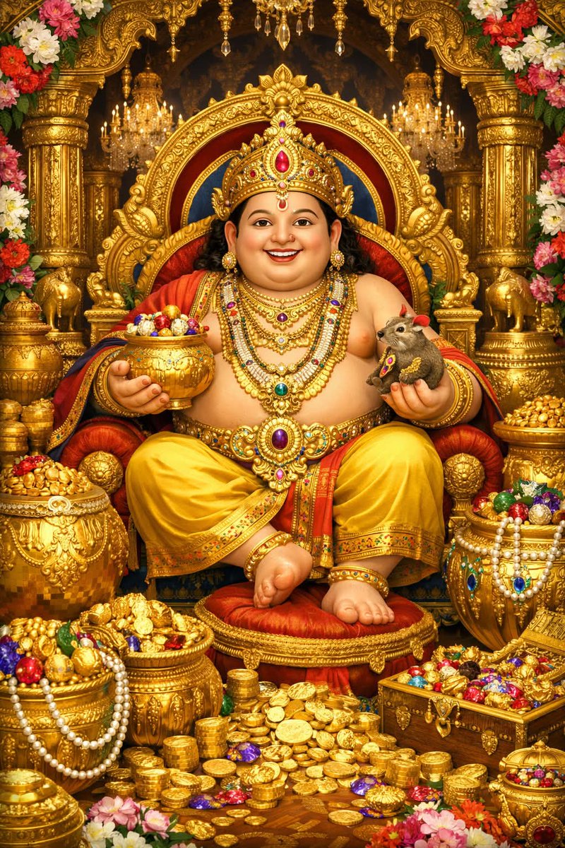 mahijamwal0404's tweet photo. खजाने के अधिपति कुबेर जी महाराज सब पर कृपा करें।✨💰 https://t.co/2VQHtbcEXS