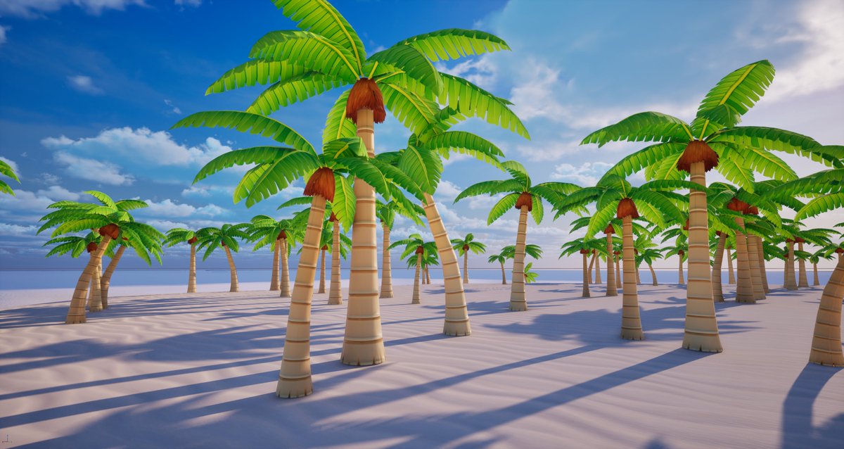 KalayaanInt's tweet photo. Here's how our foliage is looking so far! Super Mario Sunshine has been a major influence, thoughts so far? 🌴#screenshotsaturday #gamedev #indiedev #unrealengine5 https://t.co/vcyL6q4RvP