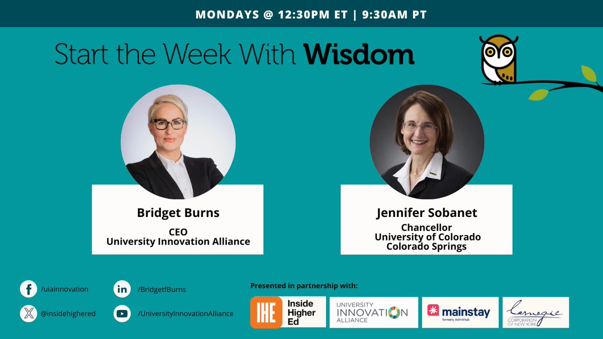 University Innovation Alliance (UIA) tweet media