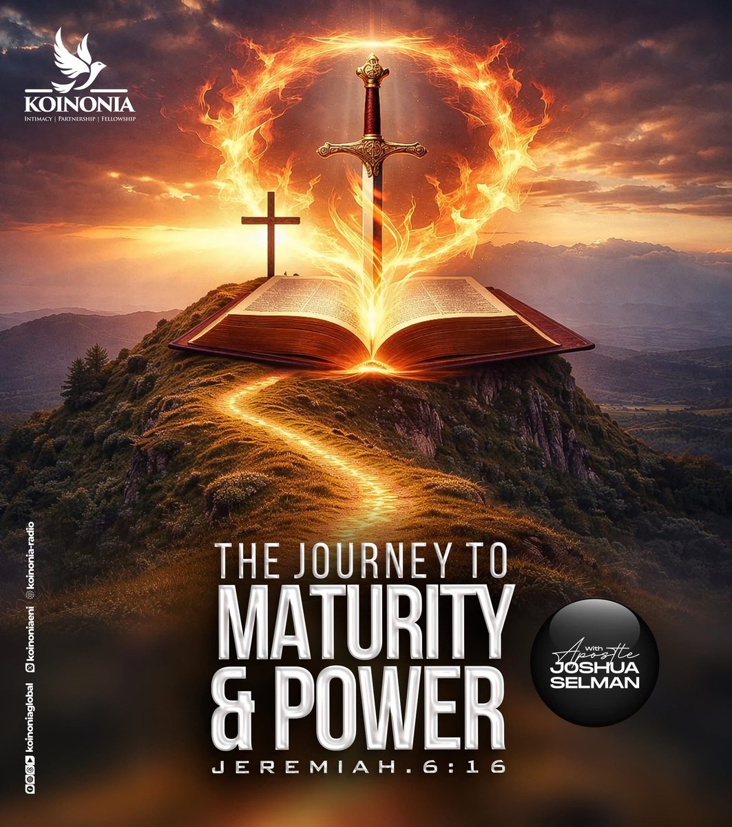 koinoniaeni's tweet photo. Dear Beloved, kindly click on the link below to download the audio message of “THE JOURNEY TO MATURITY AND POWER (JEREMIAH 6:16) - KOINONIA ZARIA” WITH APOSTLE JOSHUA SELMAN

https://t.co/sOMU7bINtY

#ApostleJoshuaSelman
#ThisIsKoinonia
#KoinoniaZaria
#KoinoniaGlobal
#TheYearOfDeliveranceAndExemption