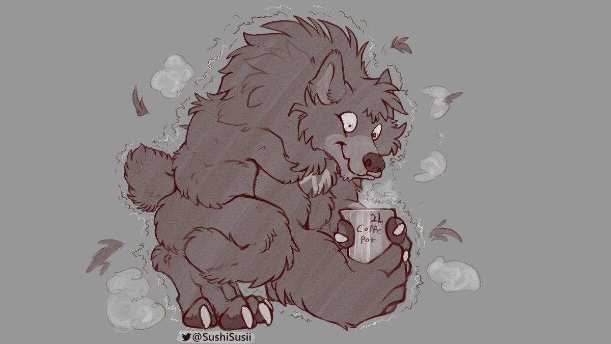 Naoma 🍣🐺 Werewolf vtuber/artist🏳️‍⚧️ tweet media