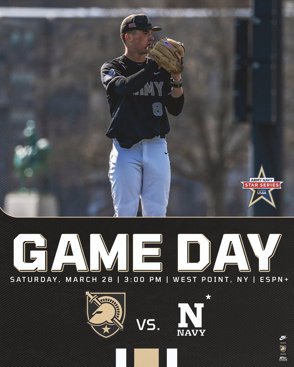 ArmyWP_Baseball's tweet photo. Round 2.

🆚 - Navy
📍 - West Point, NY
🏟️ - Doubleday Field
⭐ - Baseball Star Series
⏰ - 3:00 PM
📺 - https://t.co/xhYkVoN00P
📊 - https://t.co/HiOtipX5Gq https://t.co/tHFWMQTYZG
