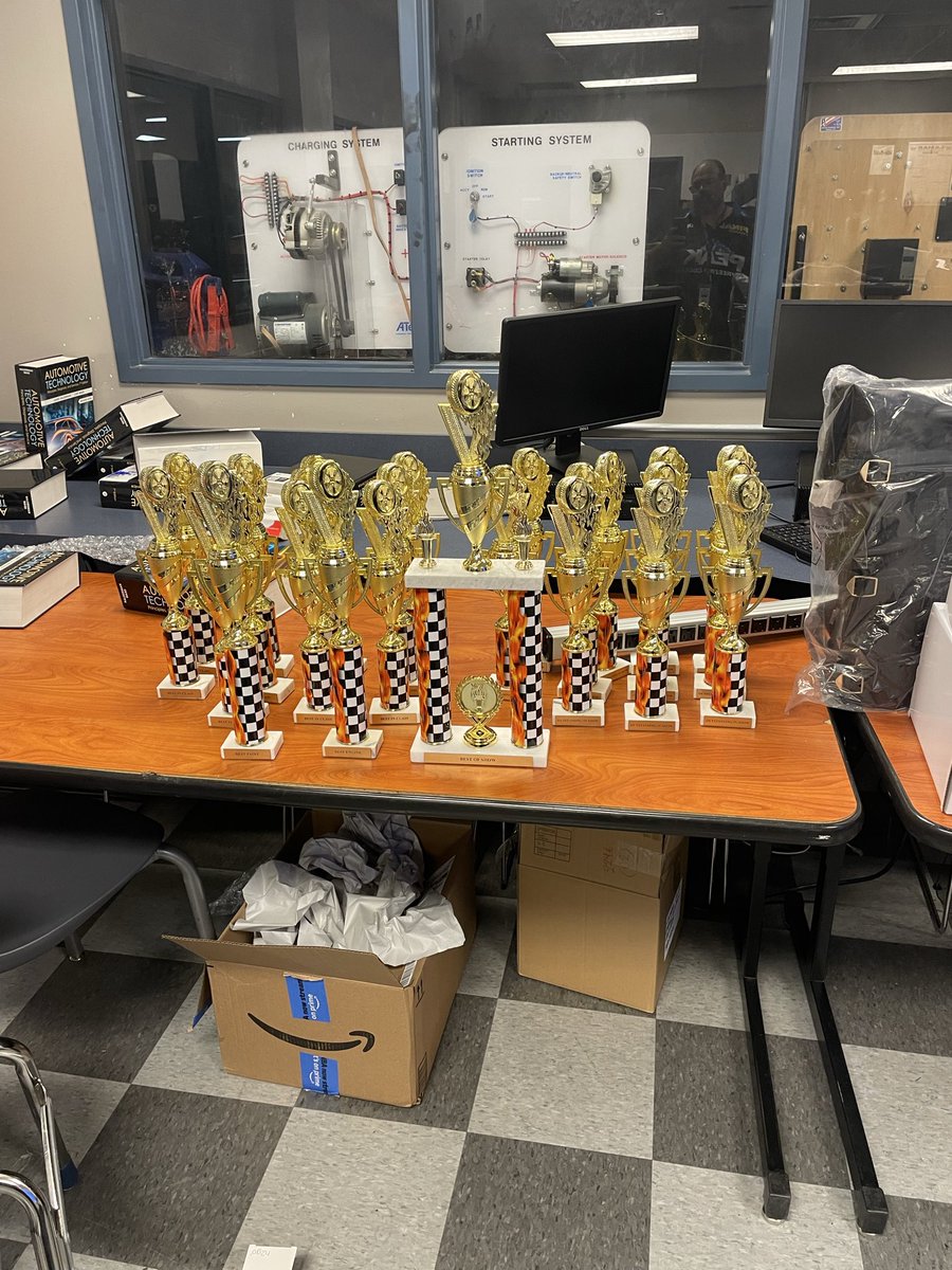 Auto_Tech_LCISD's tweet photo. Shh! Here’s a sneak peek of some goodies we are giving away tomorrow at Auto Fest 2026! https://t.co/xN23VpJIXQ