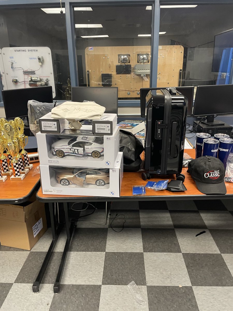 Auto_Tech_LCISD's tweet photo. Shh! Here’s a sneak peek of some goodies we are giving away tomorrow at Auto Fest 2026! https://t.co/xN23VpJIXQ