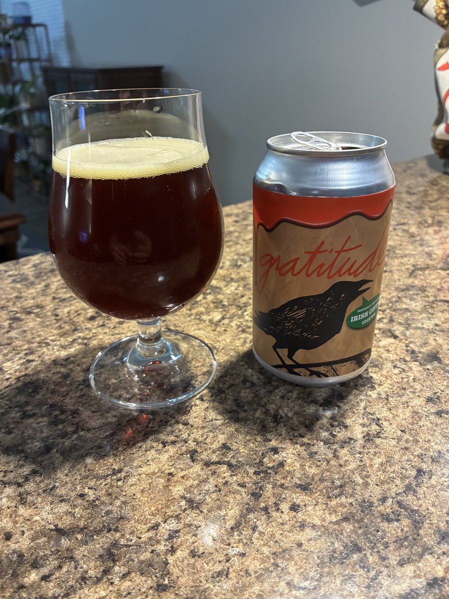 PaulKasten6's tweet photo. Delicious barrel aged barley wine from @EastEndBrewing that’s big and boozy. #craftbeer https://t.co/36zz35yX2C