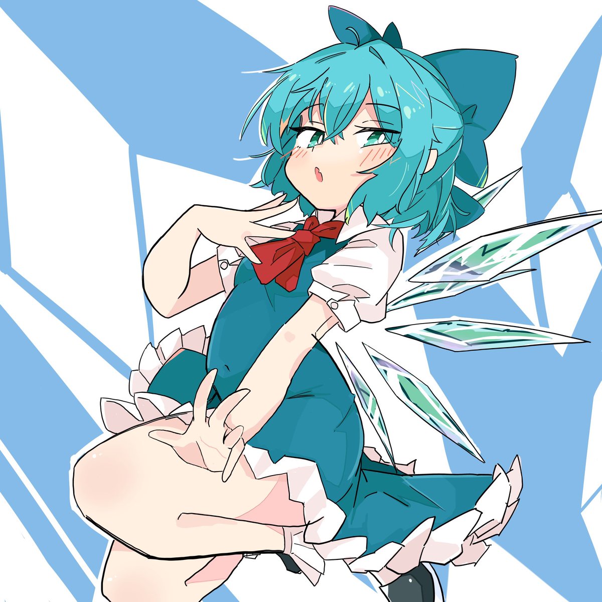 チルノ(東方Project) 「」|たったにのイラスト
