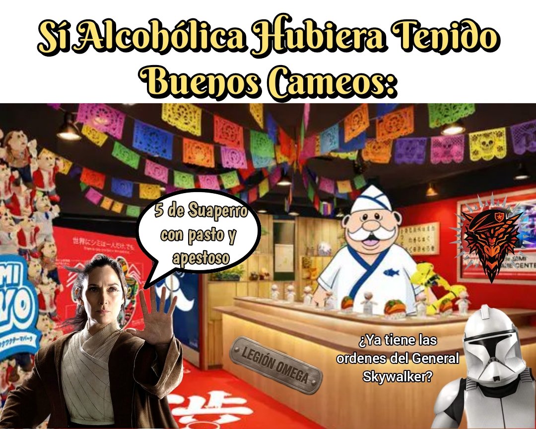 NovaPrimeOF's tweet photo. Aprovechando que el Dr Simi llegó a Japón, hago este meme culero.
Pdt:
Lo admito no eh visto esa serie...
Ni la veré :V
#Starwars #Starmemes #clonwars #theclonwars #repúblicagaláctica #imperio #imperiogalactico #rebels #disney #drsimi https://t.co/NBOjo2DkeU