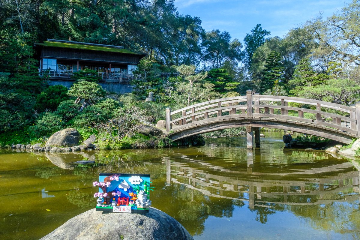 JETAAUSA's tweet photo. JETAA USA Chapter Leaders recently met online for a team-building (and brick-building) session with the LEGO Japan Postcard set. We built the sets together online and then took photos in local spots that remind us of Japan. Enjoy these participant photos! Japan is always nearby! https://t.co/RMlPDn0fn9