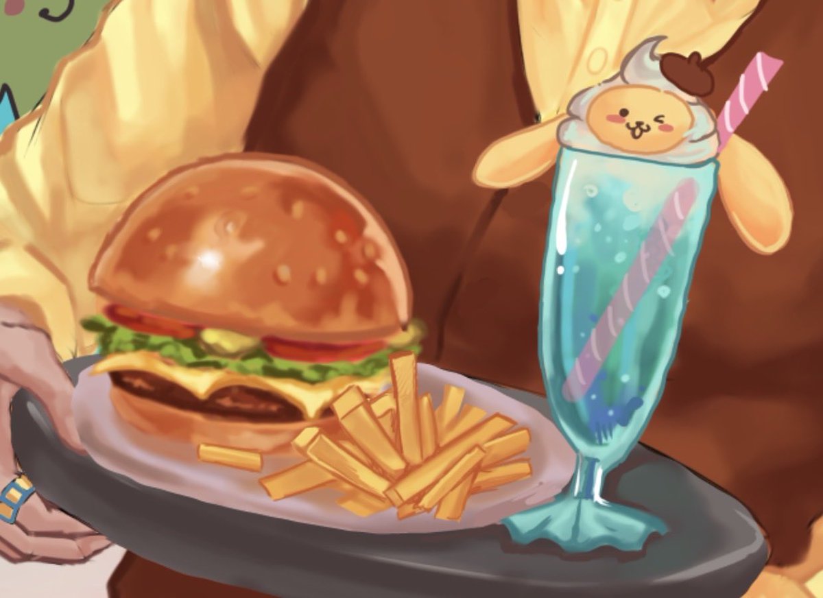 Yaorusb's tweet photo. I love #pompompurin so much AHHHHHHHHHH this is so cutie pie and epic oh yeah, l hope everyone is doing great today! Also guess what? CHICKEN BUTT#oc #art #originalcharacter #fyp https://t.co/SNmU9bP4qX