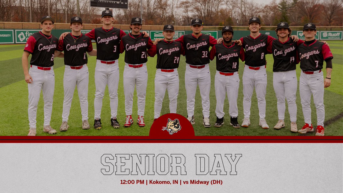 𝗢𝗽𝗽𝗼𝗿𝘁𝘂𝗻𝗶𝘁𝘆 𝗳𝗼𝗿 𝗮 𝘀𝗲𝗿𝗶𝗲𝘀 𝘄𝗶𝗻 𝗼𝗻 𝗦𝗲𝗻𝗶𝗼𝗿 𝗗𝗮𝘆!

🆚 Midway (Ky.) (DH)
⌚️ 12:00 PM
🏟️ Kokomo Municipal Stadium
🖥️ bit.ly/4aIrDXT
📊 bit.ly/4kKi2nM

#RollCougs