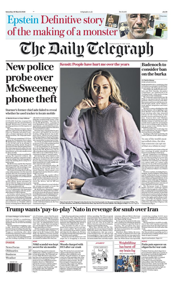 The Telegraph tweet media