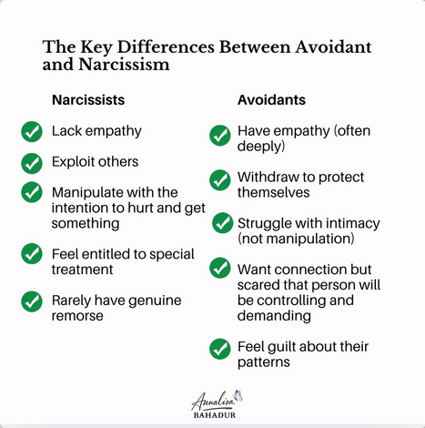 NarcissistBox's tweet image. #avoidant #entitled #remorse #empathy #patterns