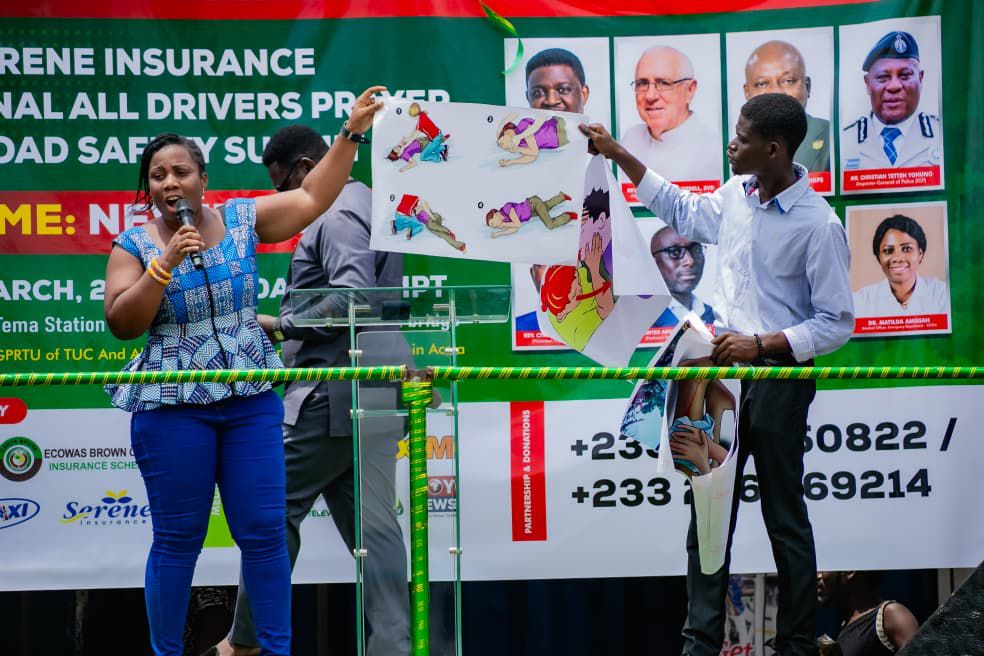caecfoundation's tweet photo. Dr. Matilda Amissah, sister of the late Charles Amissah, is turning pain into purpose—educating the public on emergency response and road safety to help save lives. Through awareness and action, she’s determined no family should suffer such a preventable loss again.

#SaveLives✊ https://t.co/pSCy4WZJyy