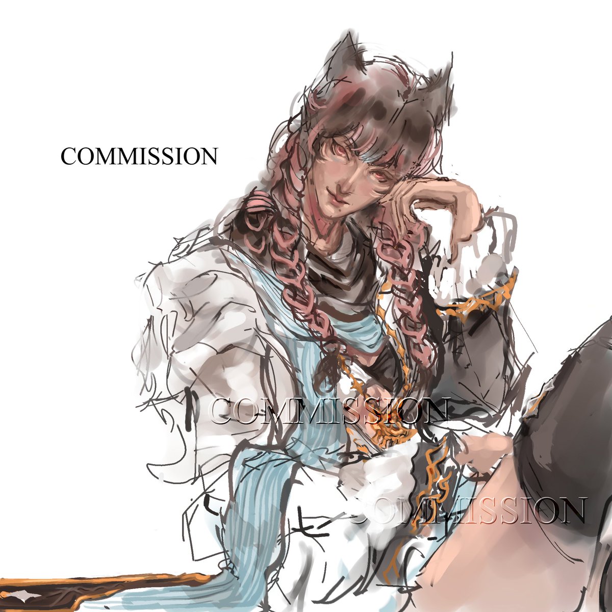 matsusart_'s tweet photo. CM for @buddhie__ 
#FFXIV https://t.co/cjYqF4kxiu