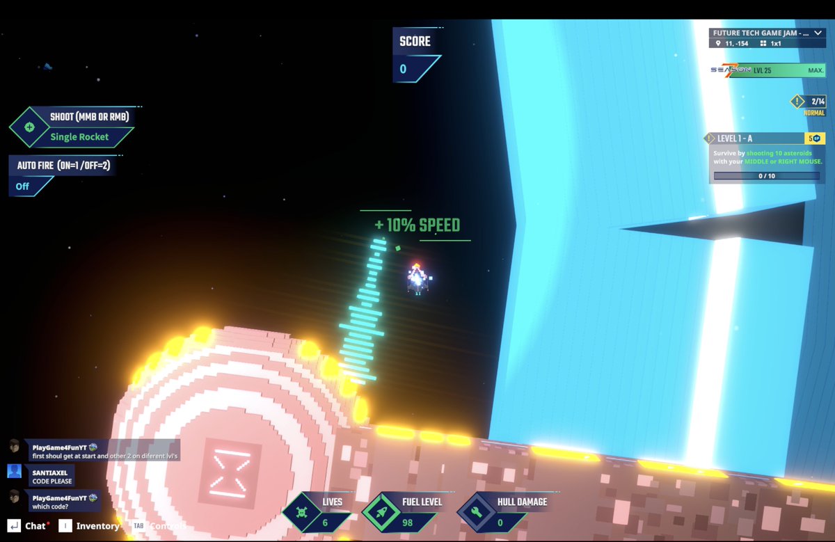 _ken_lee's tweet photo. Space cruiser mid-battle—had to capture it in The Sandbox Season 7. @TheSandboxGame https://t.co/wqiBdDjAi9 #Season7 https://t.co/avAeDfi3Je