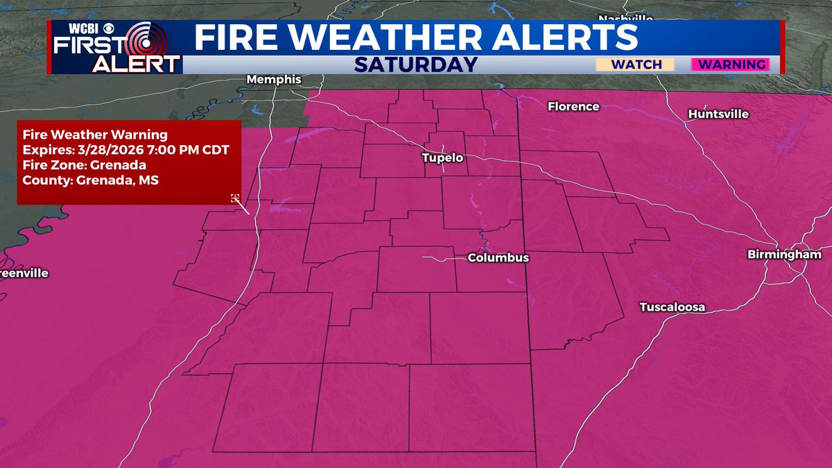 WCBI Weather tweet media