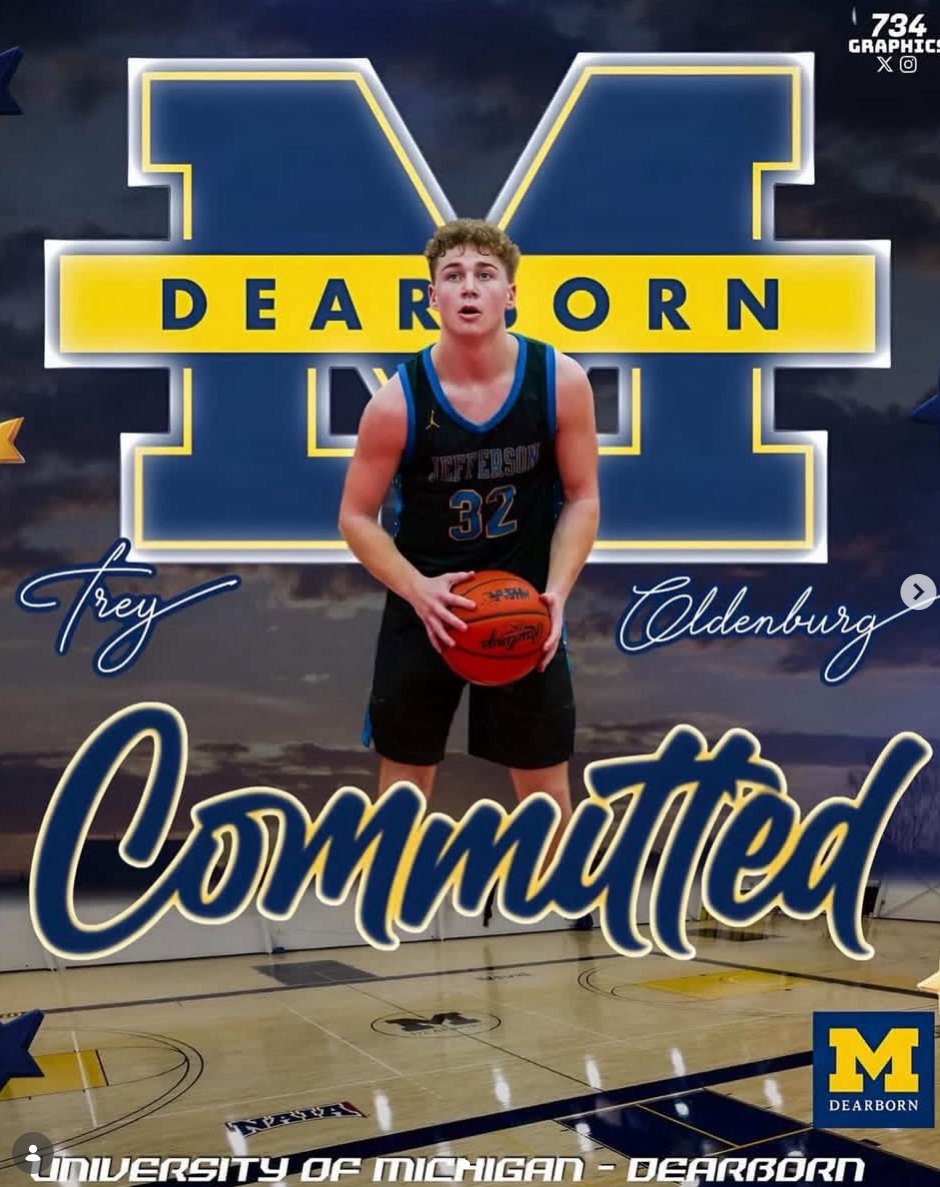 TheDZoneBBall's tweet photo. Monroe Jefferson 2026 G Trey Oldenburg has committed to the University of Michigan-Dearborn

https://t.co/HWsw535yl6

@TreyOldenburg32 @GoUMDearborn https://t.co/HbdTXlLdVY