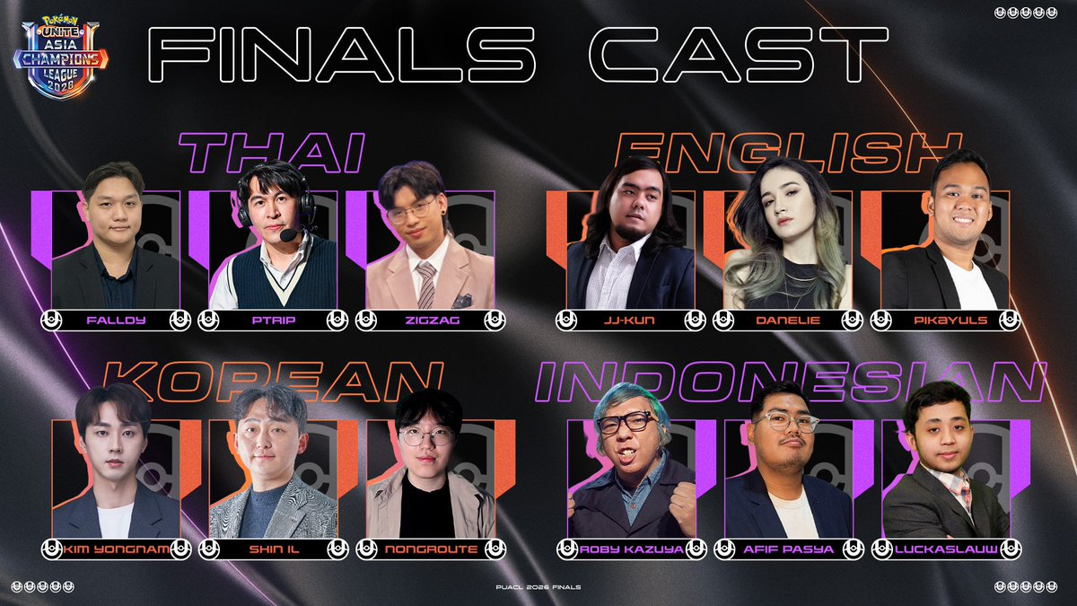 Daneliecasts's tweet photo. It's Pokemon UNITE Asia Champions League finals weekend trainers!

https://t.co/bhvjEdDAtx https://t.co/S7gFmDMzC0