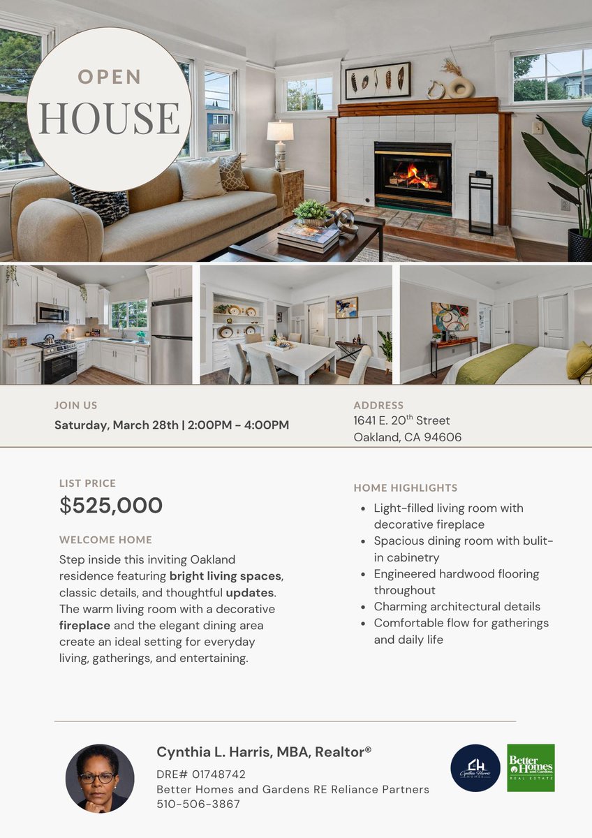 CHarrisRealtor's tweet photo. 🏡 Oakland home
$525K
See it Saturday 

#OaklandRealEstate #OpenHouseOakland #OaklandHomes #EastBayHomes #BayAreaRealEstate #FirstTimeHomeBuyer https://t.co/AwvAKTa1MX