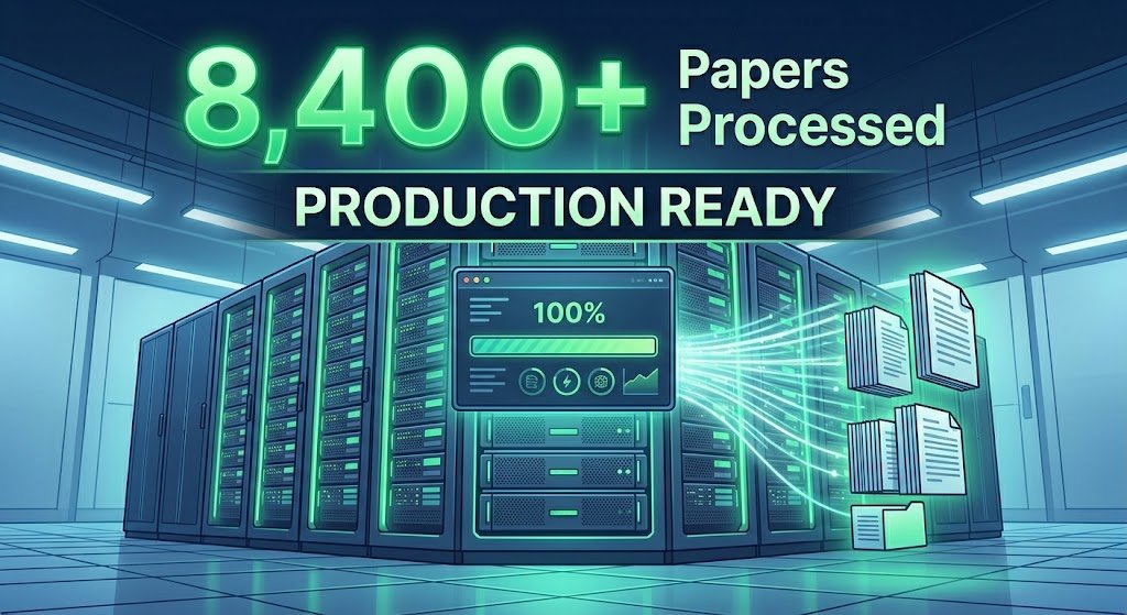 jasonsoroko's tweet photo. The open model ecosystem is production-ready. Not "almost."

I processed 8,400+ papers in one session at parity or better quality than the premium stack.

You're probably paying for assumptions you haven't tested. https://t.co/6x8n7Ctc10