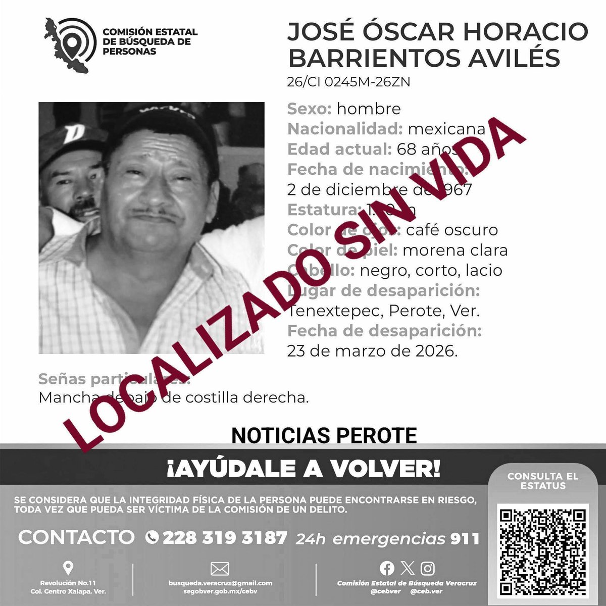 NoticiasPerote's tweet photo. LOCALIZADOS SIN VIDA

El hallazgo se realizó en la barranca de un camino muy metido en los límites de #Tlalconteno y #Tenextepec, ahi se encontraron los cuerpos sin vida.

#Perote
#Veracruz
#Mexico https://t.co/d4whut1Q8q