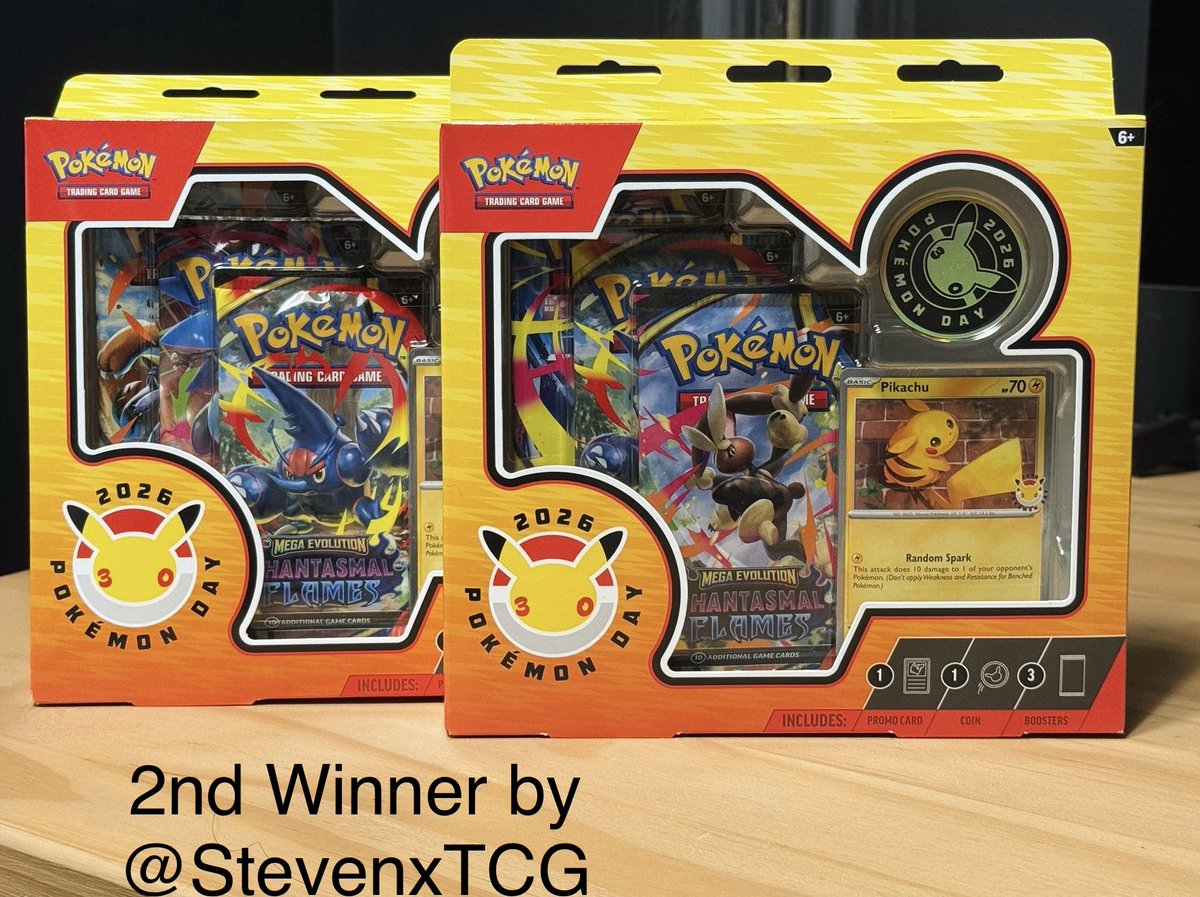 📣📣 Just in 📣📣

4 WINNERS 😲😳

Rules:
Follow me 🙋🏻‍♀️ AND
<a href="/GeekdOrlando/">GEEK'd</a> AND
<a href="/StevenxTCG/">Steven 💎</a> 
Like and retweet 🤓
Share with as many peeps as you like as we all need to spread the love 😊
Comment: 🐣

Winners will be picked 4/3

Good luck to you all and have a awesome weekend 😎🥸💚