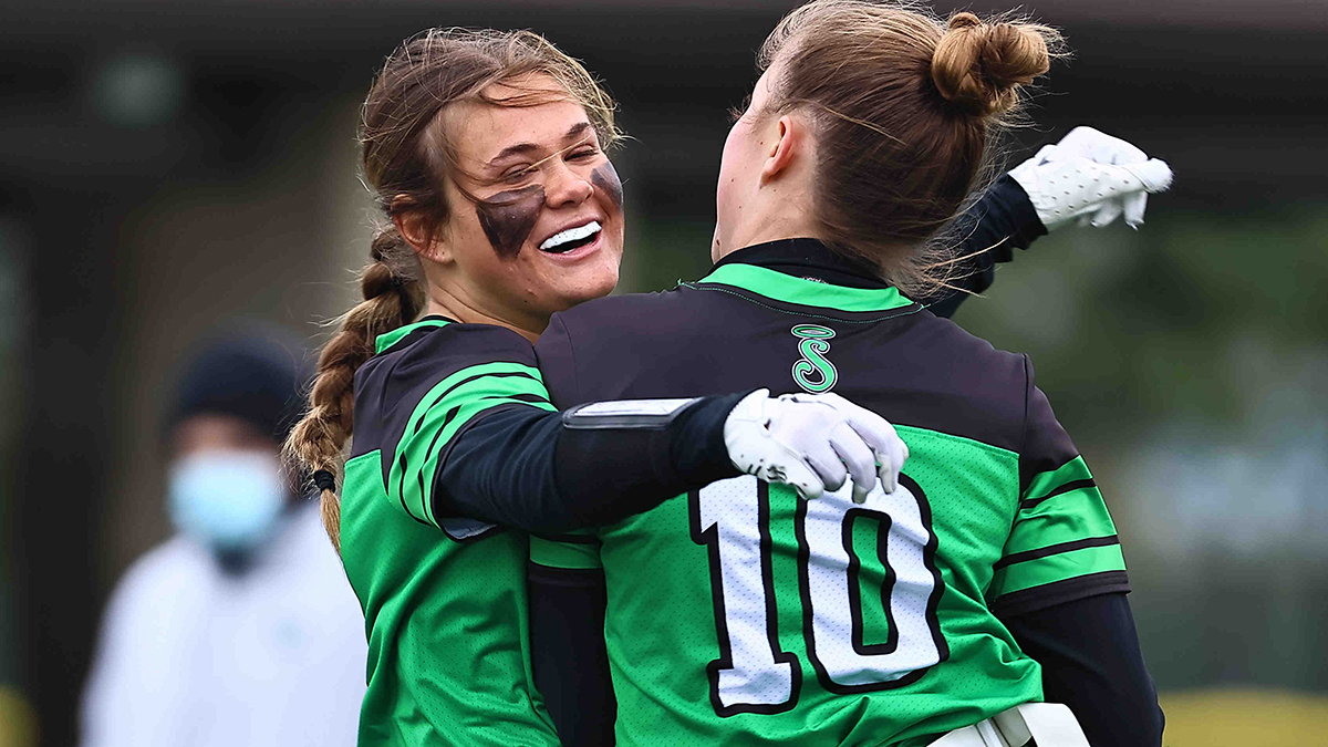 tonyphotos's tweet image. Flag football Seton vs Badin   #girlsflagfootball @SetonSaintsGBB @setonsaintsvb @GGCLSports