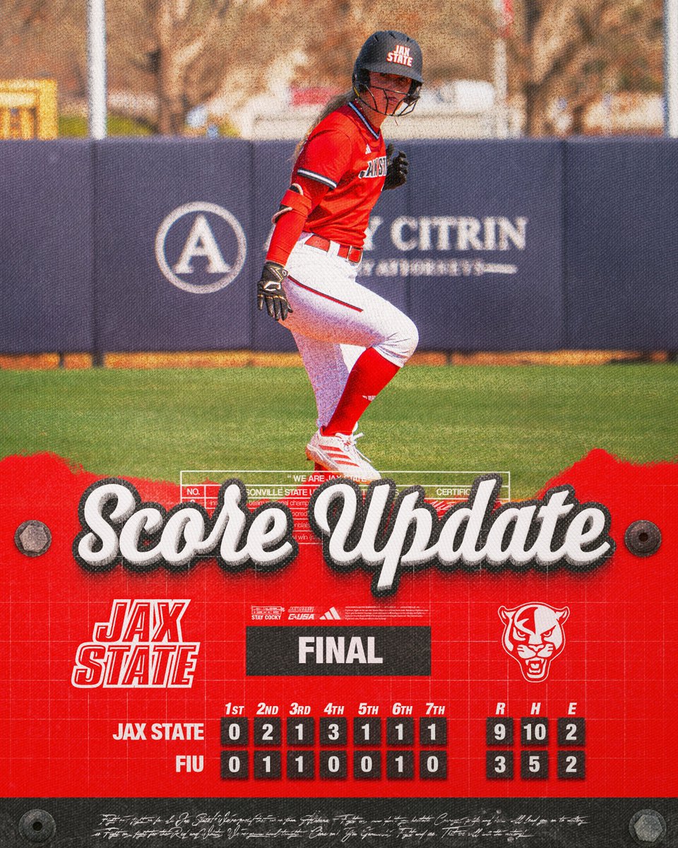 Jax State Softball tweet media