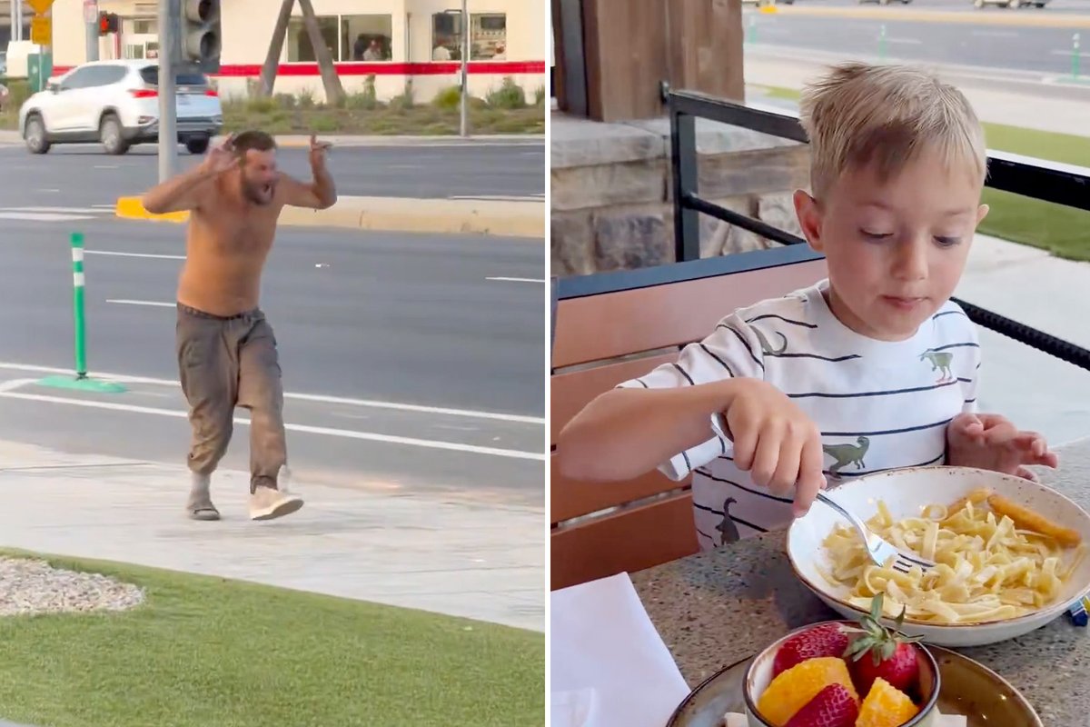 californiapost's tweet photo. Dad details nightmare family meal in Fresno as homeless man freaks out nearby https://t.co/yURVFF7HAs https://t.co/NZ44UAcj64