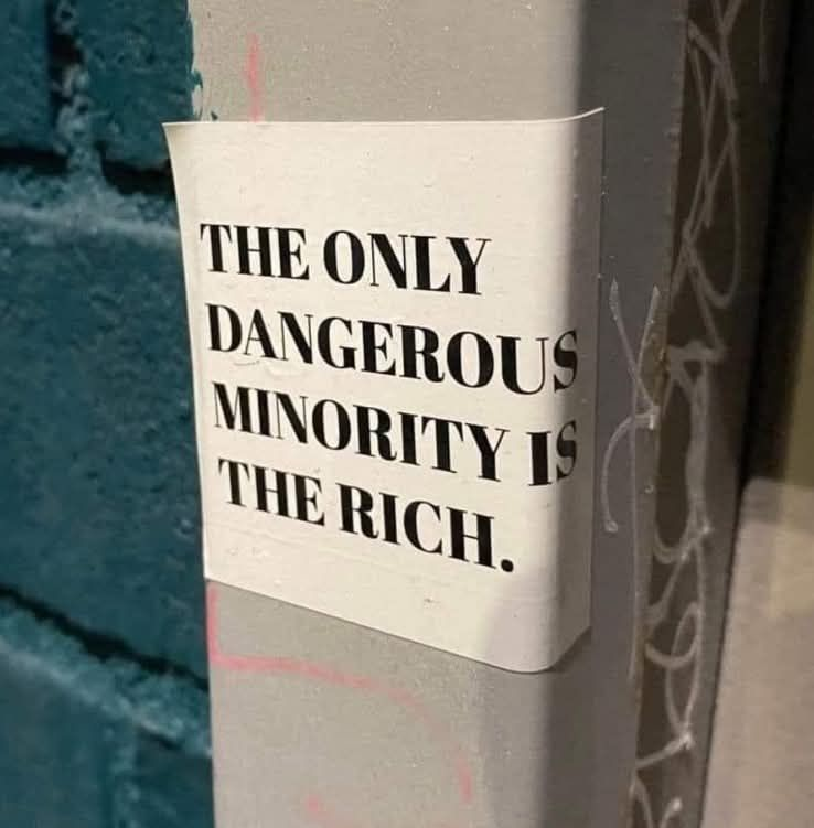 ultras_antifaa's tweet photo. “The only dangerous minority is the rich.” https://t.co/RgwQ8R6T1d