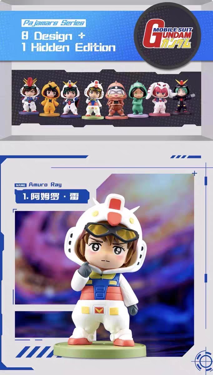 万代BNFIGURE Q Pajamars ガンダムシーリズ 宇宙世紀ver （1/2）
