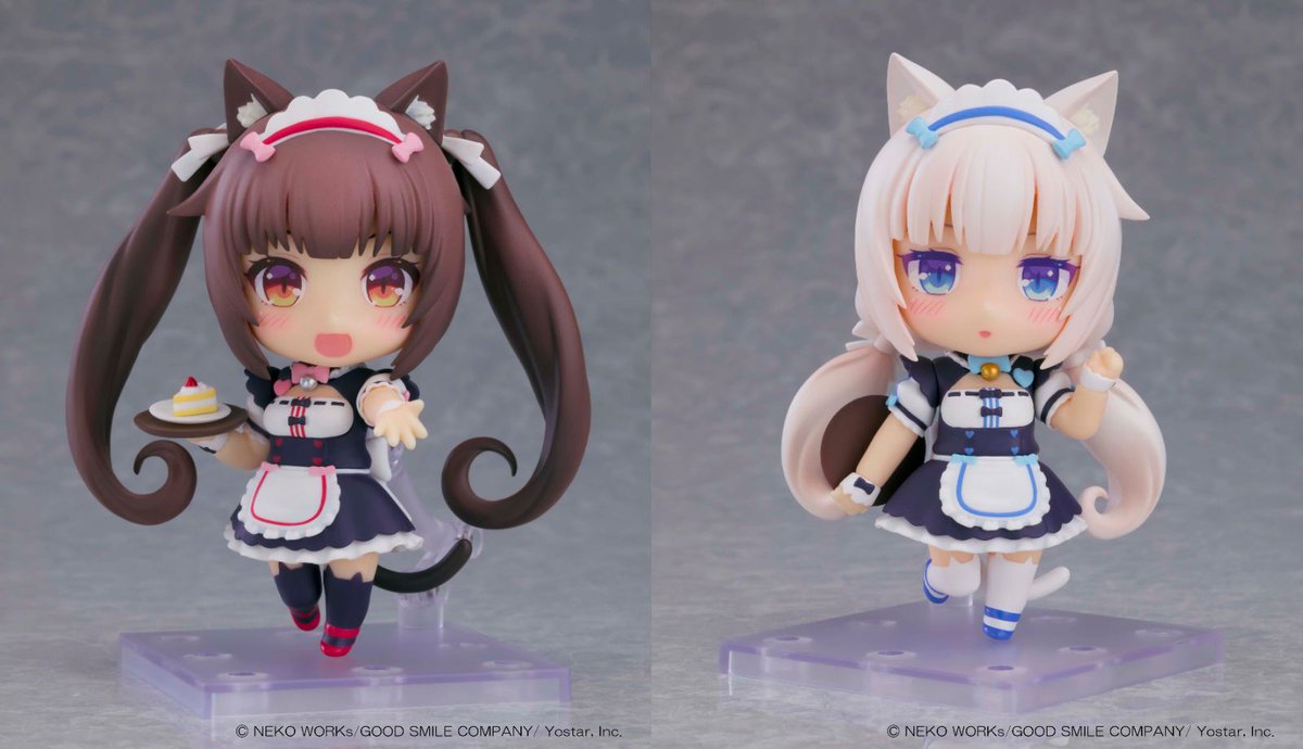 figsoku's tweet photo. 【ネコぱら】ねんどろいど「ショコラ《ねこぱら セカイコネクト》Ver.」「バニラ《ねこぱら セカイコネクト》Ver.」商品化決定

【彩色原型公開】
https://t.co/ZrCdgOiTyA
#ネコぱら https://t.co/Ip6oKqZi2f