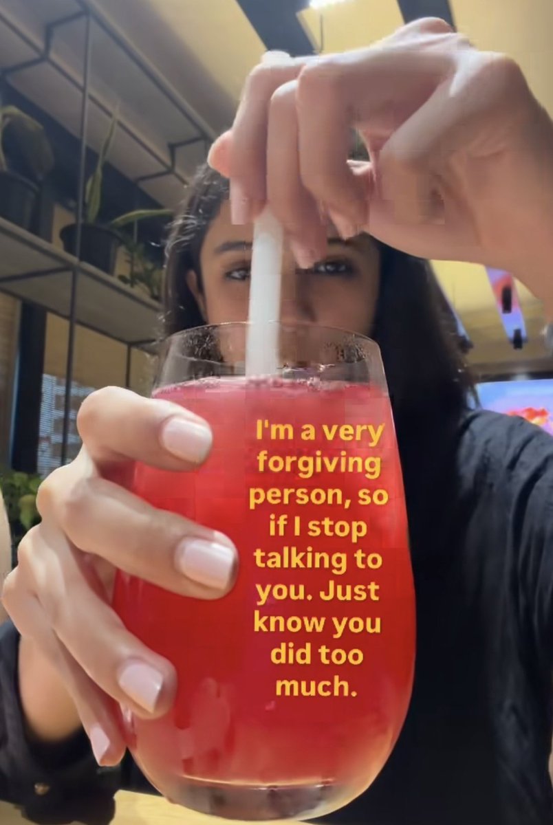 I'm a very forgiving person