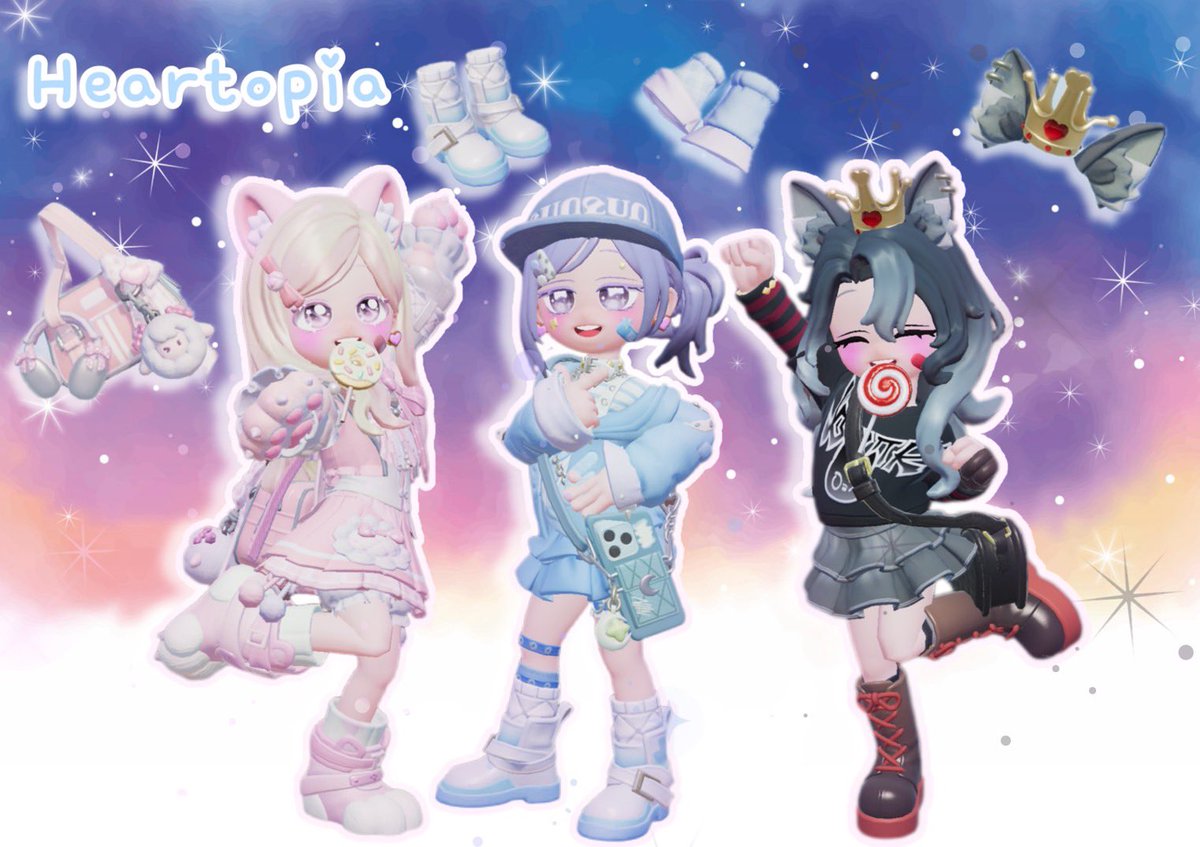 hakoniw44's tweet photo. 🐑♡

#ハートピアスローライフ
#heartopia
#ハートピアコーデ https://t.co/XhIJxumYCD